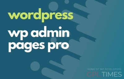 wpress wp admin pages pro
